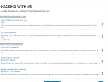 Tablet Screenshot of hackingwithme.blogspot.com