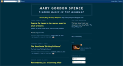 Desktop Screenshot of marygordonspence.blogspot.com