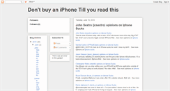 Desktop Screenshot of dont-buy-an-iphone.blogspot.com