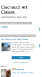 Mobile Screenshot of cincinnatiartclasses.blogspot.com