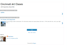 Tablet Screenshot of cincinnatiartclasses.blogspot.com