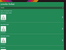 Tablet Screenshot of ceweks-bohai.blogspot.com