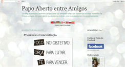 Desktop Screenshot of papoabertoentreamigos.blogspot.com