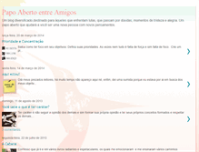 Tablet Screenshot of papoabertoentreamigos.blogspot.com