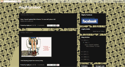 Desktop Screenshot of mightyrobot.blogspot.com