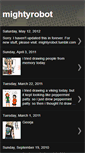Mobile Screenshot of mightyrobot.blogspot.com