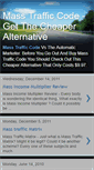 Mobile Screenshot of mass-traffic-code.blogspot.com