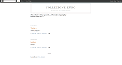 Desktop Screenshot of collezione-euro.blogspot.com