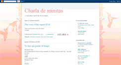 Desktop Screenshot of charlademinitas.blogspot.com