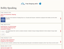 Tablet Screenshot of bobbyspeaking.blogspot.com