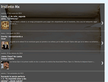 Tablet Screenshot of instintomx.blogspot.com