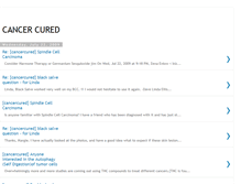 Tablet Screenshot of cancercuredblog.blogspot.com