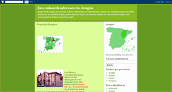 Desktop Screenshot of ecovakantiesaragon.blogspot.com