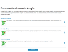 Tablet Screenshot of ecovakantiesaragon.blogspot.com