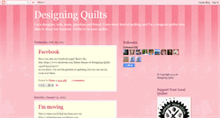 Desktop Screenshot of designingquilts.blogspot.com