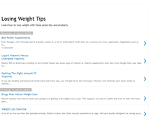Tablet Screenshot of information-on-losing-weight.blogspot.com