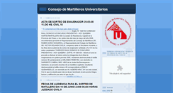 Desktop Screenshot of consejodemartilleros.blogspot.com