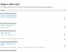 Tablet Screenshot of dagensbastaspel.blogspot.com