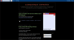 Desktop Screenshot of copwatch505.blogspot.com