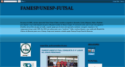 Desktop Screenshot of famespunespfutsal.blogspot.com