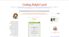 Desktop Screenshot of codingdelphi.blogspot.com