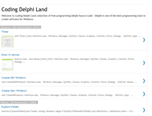 Tablet Screenshot of codingdelphi.blogspot.com