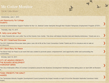 Tablet Screenshot of mccottermonitor.blogspot.com