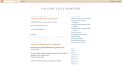 Desktop Screenshot of gallerilillemartine.blogspot.com