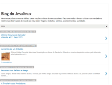 Tablet Screenshot of jesulinux.blogspot.com