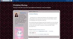 Desktop Screenshot of christinemurray.blogspot.com