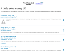 Tablet Screenshot of alittleextramoneyuk.blogspot.com