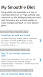 Mobile Screenshot of mysmoothiediet.blogspot.com