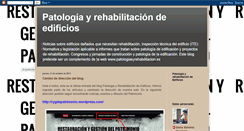 Desktop Screenshot of patologiasyrehabilitacion.blogspot.com