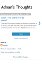 Mobile Screenshot of adnansthoughts.blogspot.com