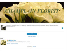 Tablet Screenshot of champlainflorist.blogspot.com