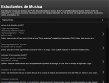 Tablet Screenshot of estudiantesdemusica.blogspot.com