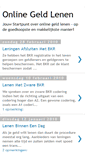 Mobile Screenshot of directonlinegeldlenen.blogspot.com
