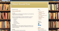 Desktop Screenshot of directsecondyear.blogspot.com