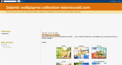 Desktop Screenshot of islamic-wallpapers-collection.blogspot.com