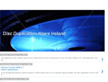 Tablet Screenshot of discsandduplicationnews.blogspot.com