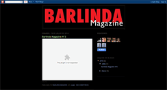 Desktop Screenshot of barlindamagazine.blogspot.com