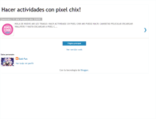 Tablet Screenshot of gatizhaceractividadesconpixelchix.blogspot.com