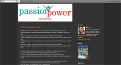 Desktop Screenshot of carrie-passionpower.blogspot.com