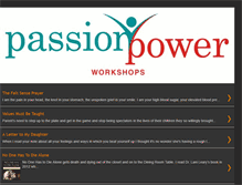 Tablet Screenshot of carrie-passionpower.blogspot.com