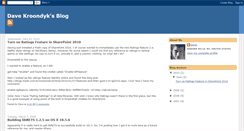 Desktop Screenshot of kroondyk.blogspot.com