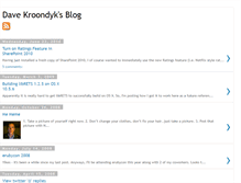 Tablet Screenshot of kroondyk.blogspot.com