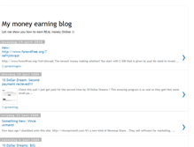 Tablet Screenshot of mymoneyearningblog.blogspot.com