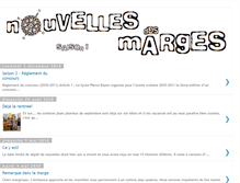 Tablet Screenshot of nouvellesdesmarges.blogspot.com