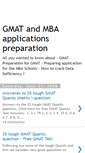 Mobile Screenshot of gmat-preparation.blogspot.com