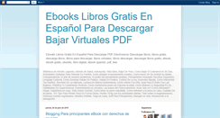 Desktop Screenshot of librosgratisparadescargarenpdf.blogspot.com